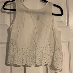 H&M tie back crop top